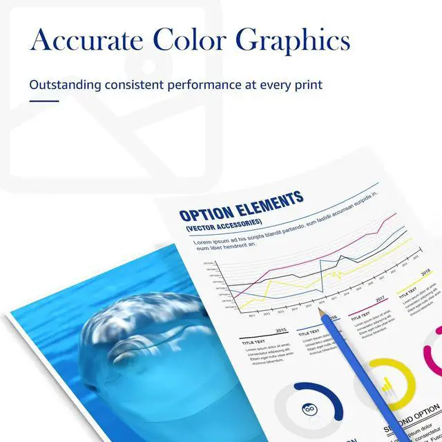 Alt view image 3 of 4 - Tronovia 8 CRG-054 Toner Cartridge Replacement for Canon Imageclass MF642cdw LBP620