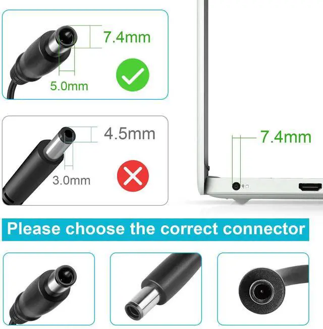 Alt view image 2 of 6 - Tronovia Power Supply AC Adapter Cord for Dell Wyse 5070 Thin Client Intel Celeron
