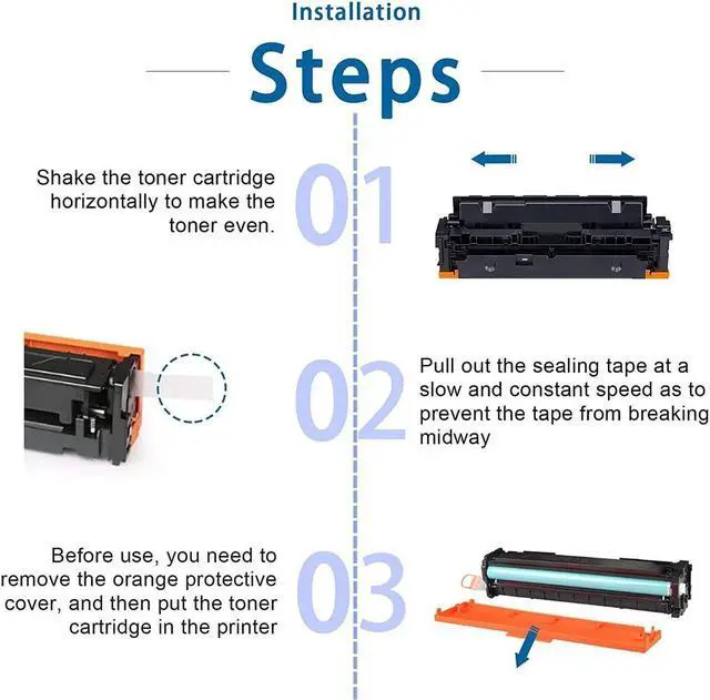 Alt view image 4 of 5 - Tronovia 4P Toner 054H CRG054H Fit for Canon ImageCLASS MF644cdw MF642cdw LBP622cdw