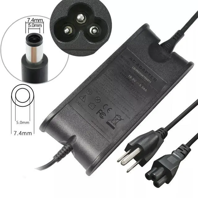 Main image of Tronovia 65W AC Adapter Charger For Dell Latitude E5470 E7270 E7470 Laptop Power Cord