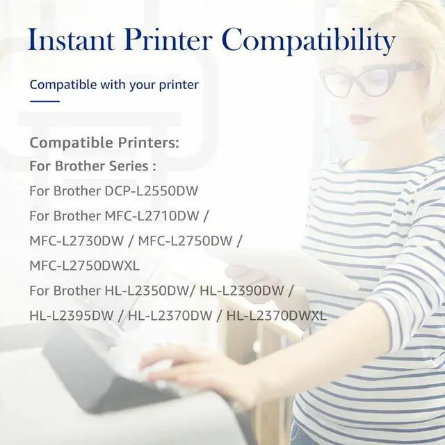 Alt view image 2 of 7 - Tronovia 4 Pack TN760 Toner Compatible For Brother TN730 MFC-L2710DW HL-L2390DW L2395DW