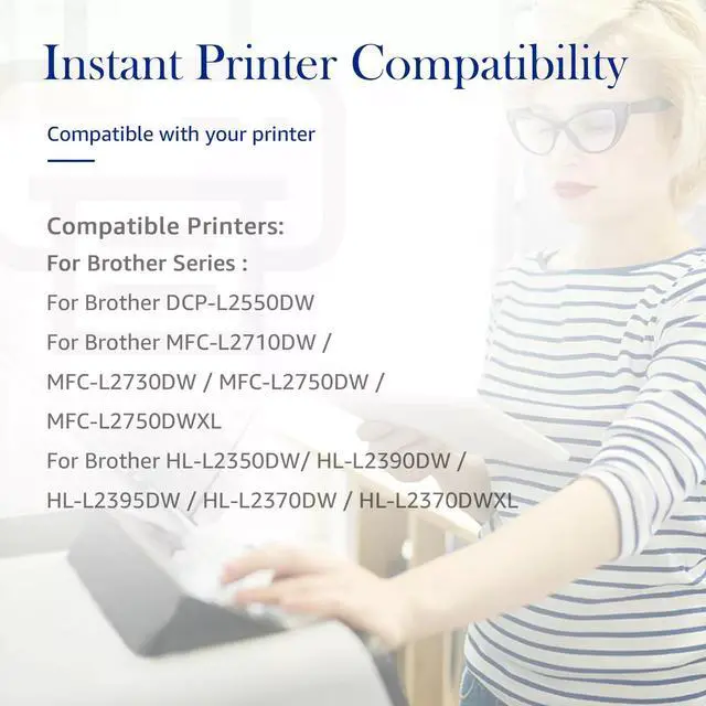 Alt view image 2 of 5 - Tronovia 4-Pack TN760 Toner Compatible For Brother TN730 MFC-L2710DW HL-L2390DW L2395DW