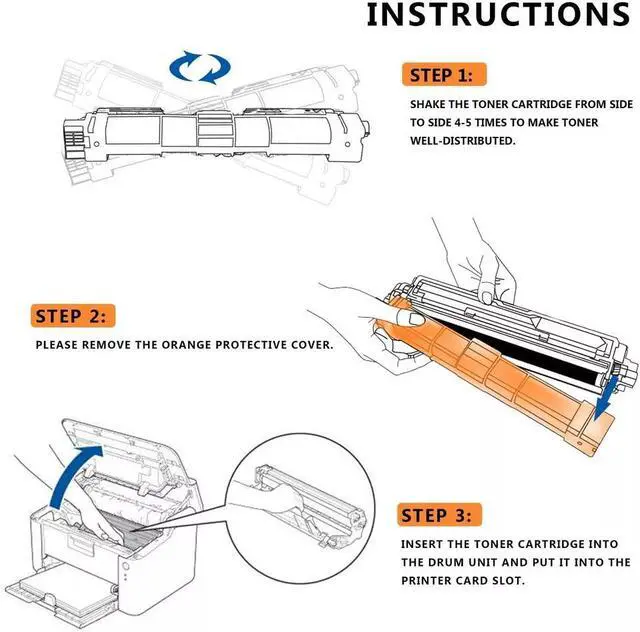 Alt view image 6 of 6 - Tronovia 5PK TN436 Toner compatible for Brother TN433 HL-L8360CDWT MFC-L8900CDW Printer