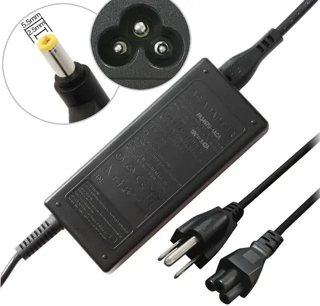 Alt view image 3 of 4 - Tronovia For Getac V110 F110 11.6" Rugged Tablet PC AC Adapter Charger Power Supply 65W