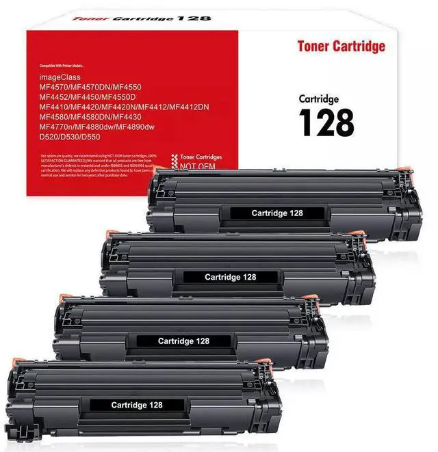 Main image of Tronovia 4x Compatible Toner Cartridge For Canon 128 LBP6200d BP6200dw BP6230d BP6230dw