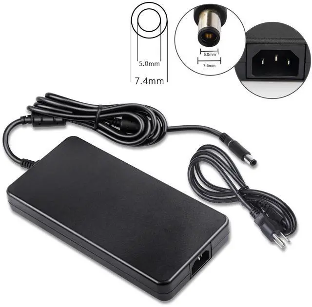 Alt view image 3 of 6 - Tronovia 240W Charger Adapter Power Cord for Dell Precision M4700 M6400 M6500 M6600 M6700
