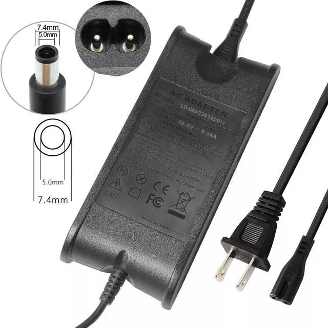 Alt view image 2 of 4 - Tronovia 65W Adapter Charger for Dell Latitude E6410 E6420 E6520 6400 PA12 Power Supply