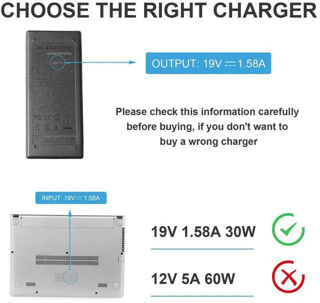 Alt view image 6 of 6 - Tronovia For Dell Inspiron Mini Netbook 10 1010 1011 10v ADAPTER Charger 19V 2.15A 40W