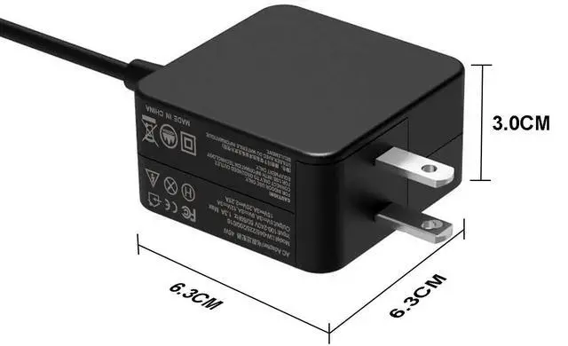 Alt view image 3 of 3 - Tronovia AC Adapter For Samsung Chromebook 4+ XE350XBA-K01US 45W USB-C Charger Power Cord