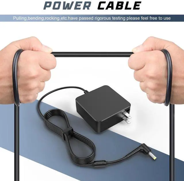 Alt view image 4 of 4 - Tronovia 65W 20V 3.25A Charger AC Adapter For Lenovo Ideapad Flex 5 15IIL05 81X3 81X3000V