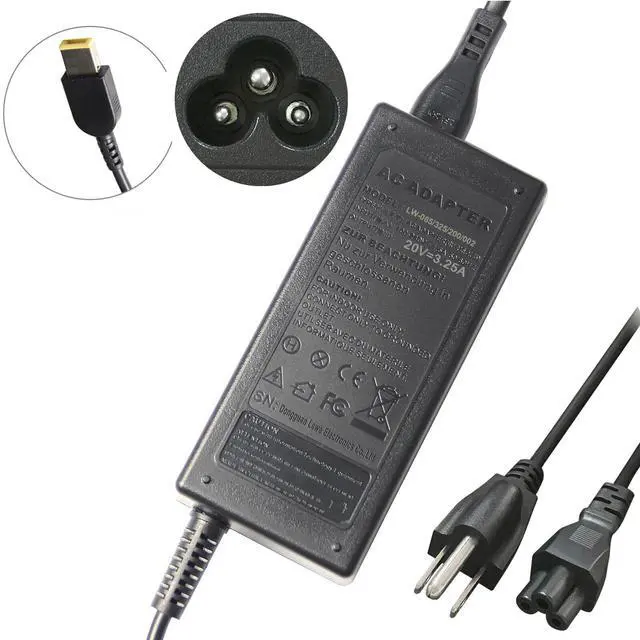 Alt view image 5 of 5 - Tronovia 65W AC Adapter For Lenovo ThinkCentre M600 M715 M900 Power Supply Cord Charger