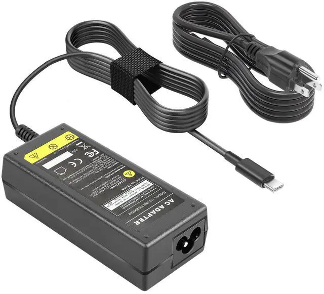 Alt view image 4 of 6 - Tronovia AC Adapter For Acer Chromebook 315 CB315-3H-C2C3 CB315-3H-C4QE 45W USB C Desktop Charger