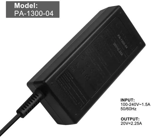 Alt view image 2 of 4 - Tronovia AC Power Adapter Charger For Lenovo ideapad S145-15IWL 81MV00H6US 81MV00H9US