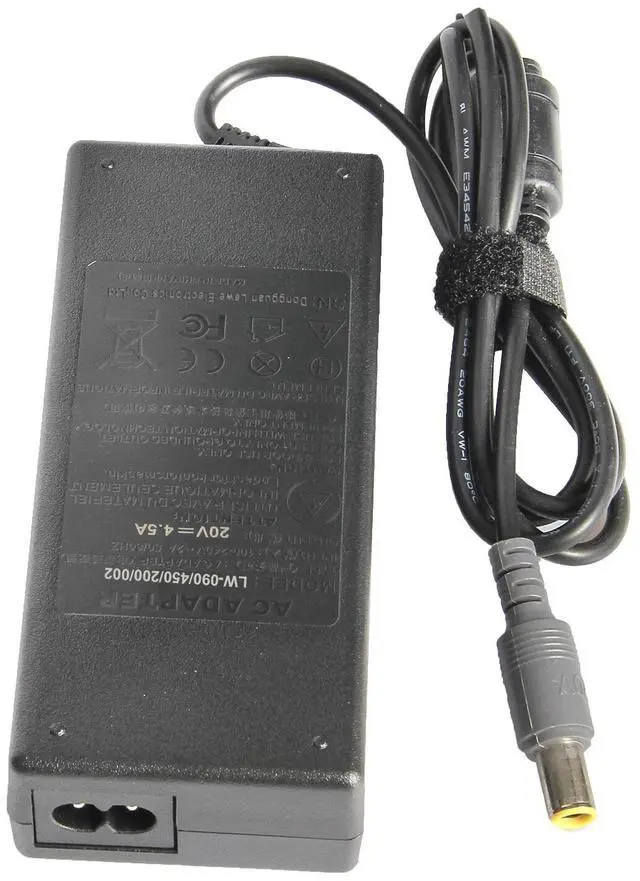 Alt view image 2 of 5 - Tronovia For IBM Lenovo Thinkpad 90W AC Adapter Charger T60 T61 X61 Z60 T400 T400s T500