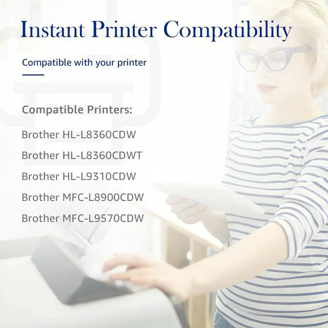 Alt view image 3 of 6 - Tronovia 4 TN436 Toner Cartridge compatible for Brother TN433 HL-L8360CDW MFC-L8900CDW