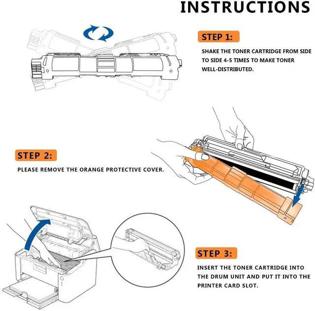 Alt view image 3 of 5 - Tronovia 10PK TN436 Toner Cartridge TN433 For Brother MFC-L8900CDW L9570CDW HL-L8360CDW
