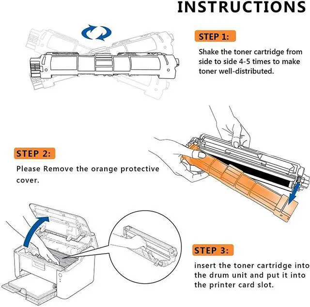 Alt view image 3 of 5 - Tronovia 1x TN760 Toner DR730 Drum Compatible For Brother DCP-L2550DW HL-L2395DW 2730DW Lot