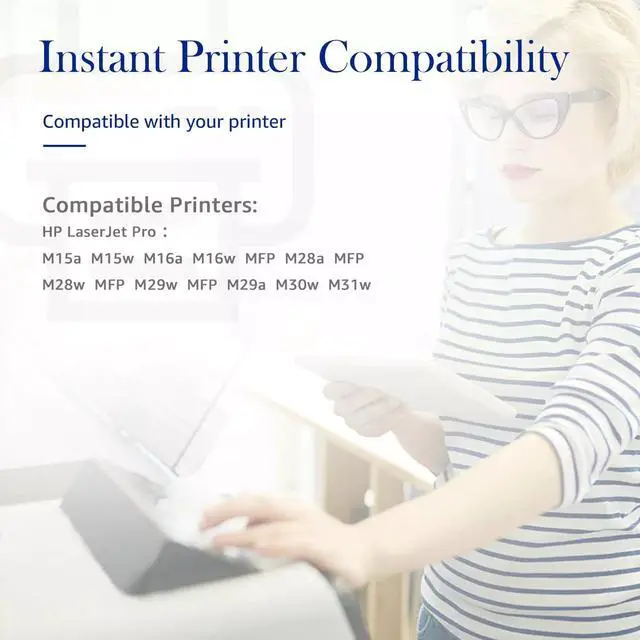 Alt view image 2 of 5 - Tronovia 1PK CF248 48 Black Toner for HP LaserJet Pro M15W M15A M16W M16A M28W M28A