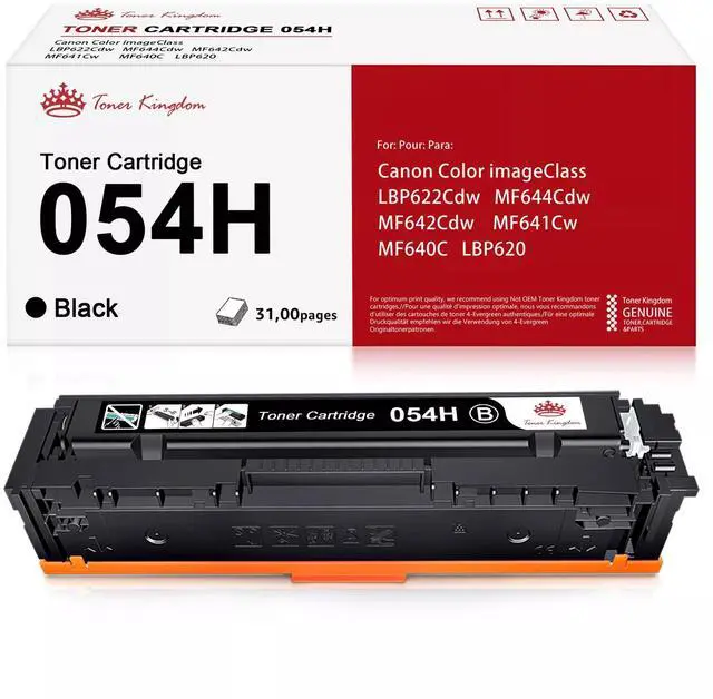 Alt view image 5 of 5 - Tronovia Black Toner Cartridge 1x CRG-054H for Canon 054 ImageClass MF642cdw LBP620 MF641cw