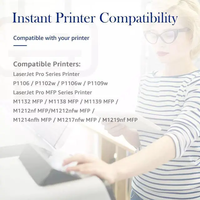 Alt view image 3 of 6 - Tronovia 2x CE285A 85A Toner compatible with HP 85A LaserJet P1102 P1005 P1006 P1007