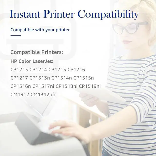 Alt view image 2 of 4 - Tronovia 8PK Toner Cartridge Set CB540 CB541 CB542 CB543 For HP 125 Laserjet Printer