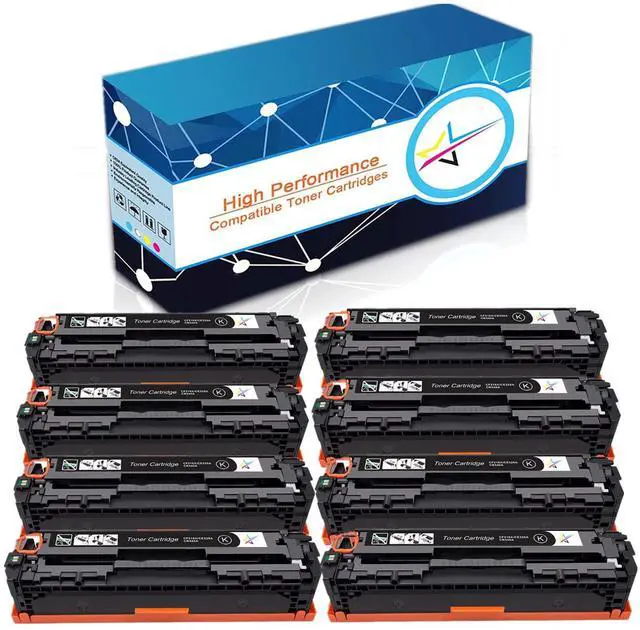 Alt view image 2 of 4 - Tronovia 10PK Black CE320 128 Toner Cartridge for HP Color Laserjet Pro CP1525n CM1415