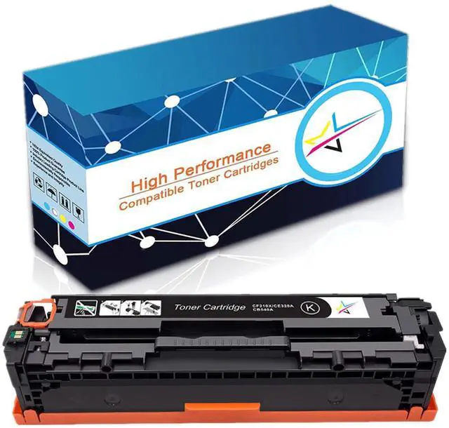 Alt view image 3 of 4 - Tronovia 10PK Black CE320 128 Toner Cartridge for HP Color Laserjet Pro CP1525n CM1415