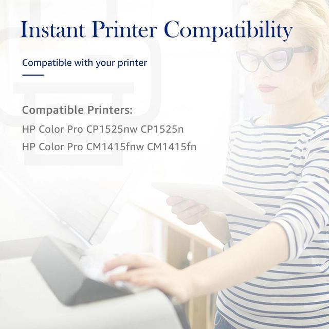 Alt view image 2 of 3 - Tronovia 8x High Yield CE320-CE323 128 Toner for HP Color Laserjet Pro CP1525nw CP1415