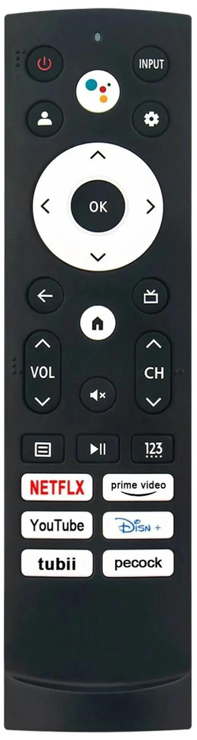 Main image of Tronovia Replace Remote Control for Hisense Android Smart TV 43A6H 65U7G 75U7G 55U8H ERF3M90H