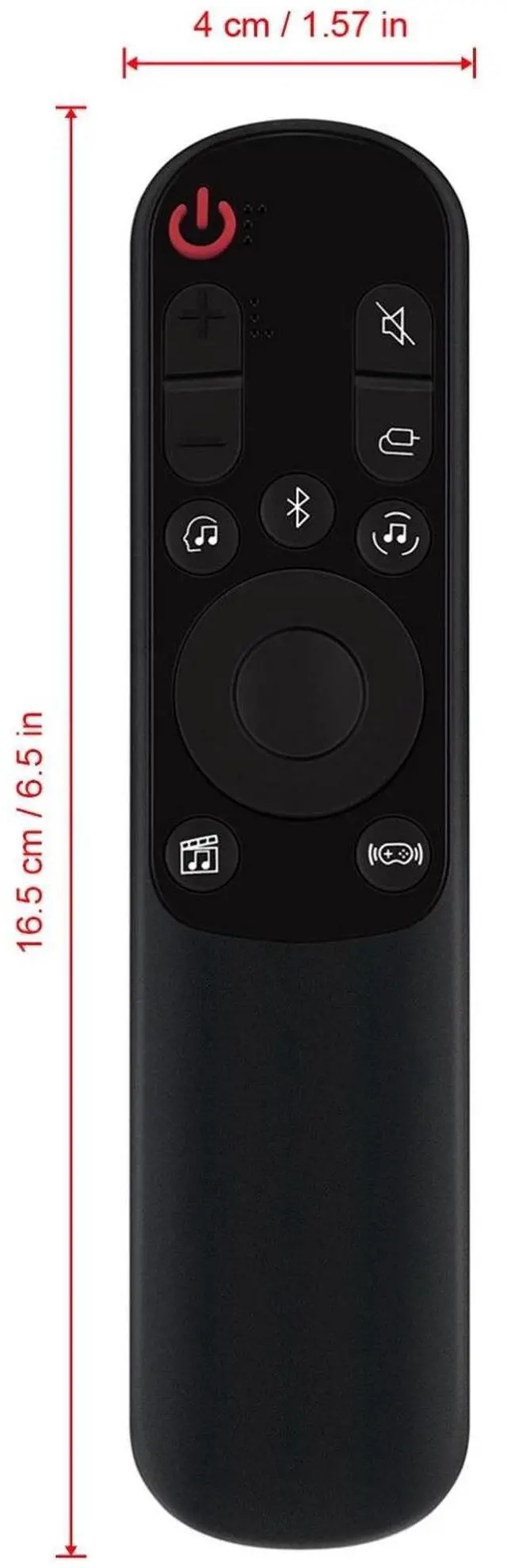 Alt view image 5 of 5 - Tronovia Replace Remote Control for  LG Soundbar SP2 DSP2 DQP5 DQP5W SPQP5-W AKB76038002 Infrared