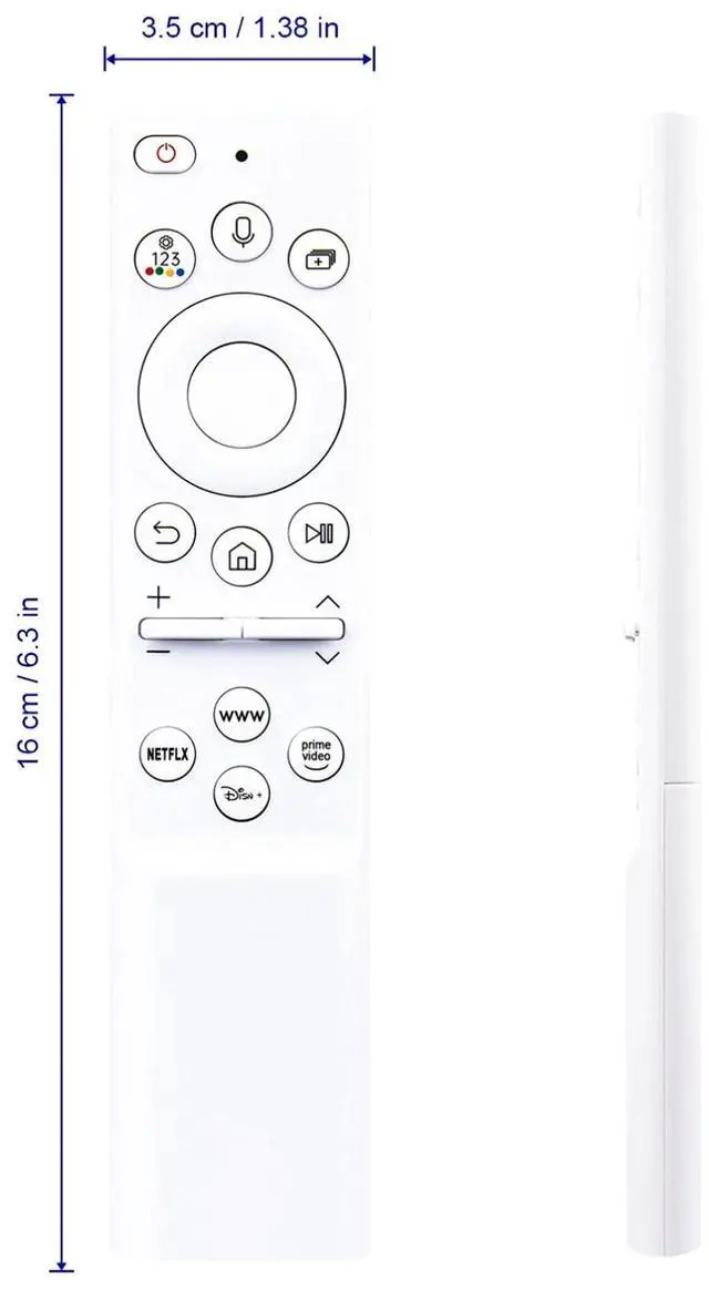 Alt view image 4 of 4 - Tronovia Replace Voice Remote Control for Samsung The Frame QLED 4K Smart TV BN59-01391M
