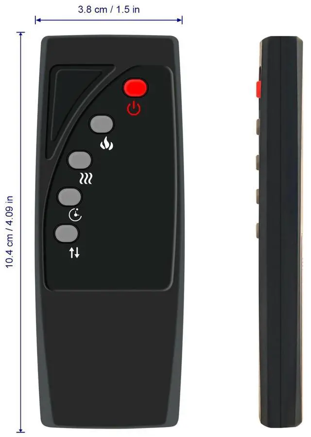 Alt view image 4 of 4 - Tronovia Replace Remote Control for Innoflame Electric Fireplace RV23D80L-1 RV26D80L-1