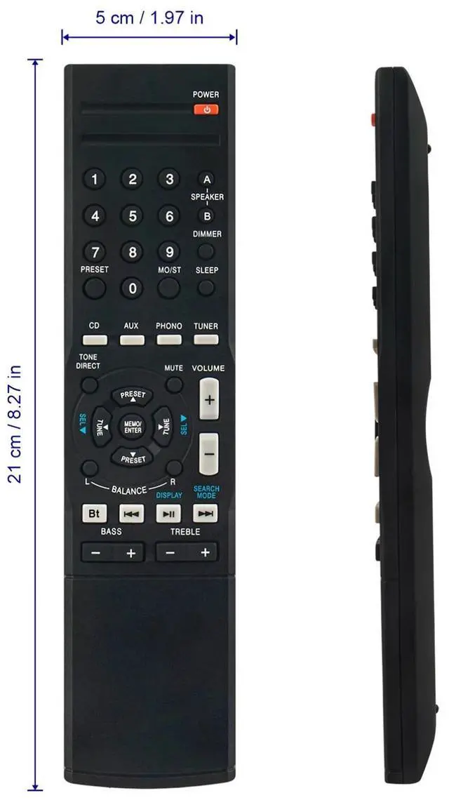 Alt view image 4 of 4 - Tronovia Replace Remote Control for Sherwood AV Receiver RX-4508 RX-4208 RX4508 RC-157