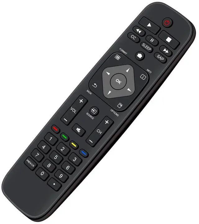 Alt view image 3 of 4 - Tronovia Replace Remote Control for Philips TV 24PFL4508 50PFL3708 46PFL3708 40PFL4708