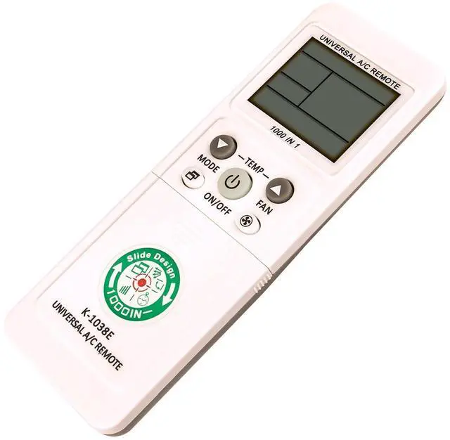 Alt view image 2 of 3 - Tronovia Replace Remote Control for LG/AUX/Fujitsu/Hisense/TCL K-1038E Universal AC Remote 1000-in-1