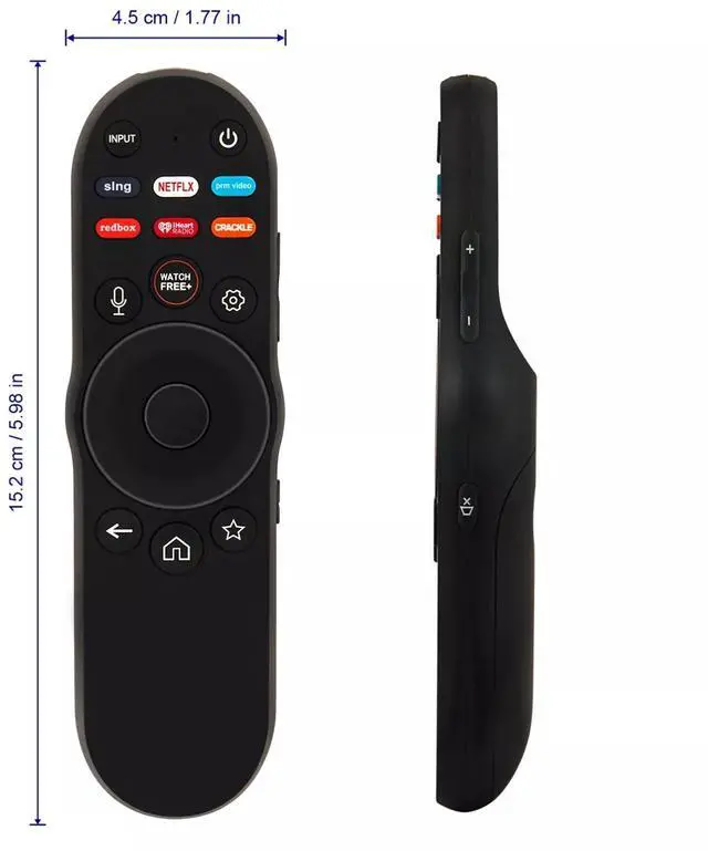 Alt view image 3 of 5 - Tronovia Replace Remote Control for Vizio TV VQP75C-84 M65Q6-L4 V4K43M-0804 M55Q6-L4 XRT270 Voice Remote