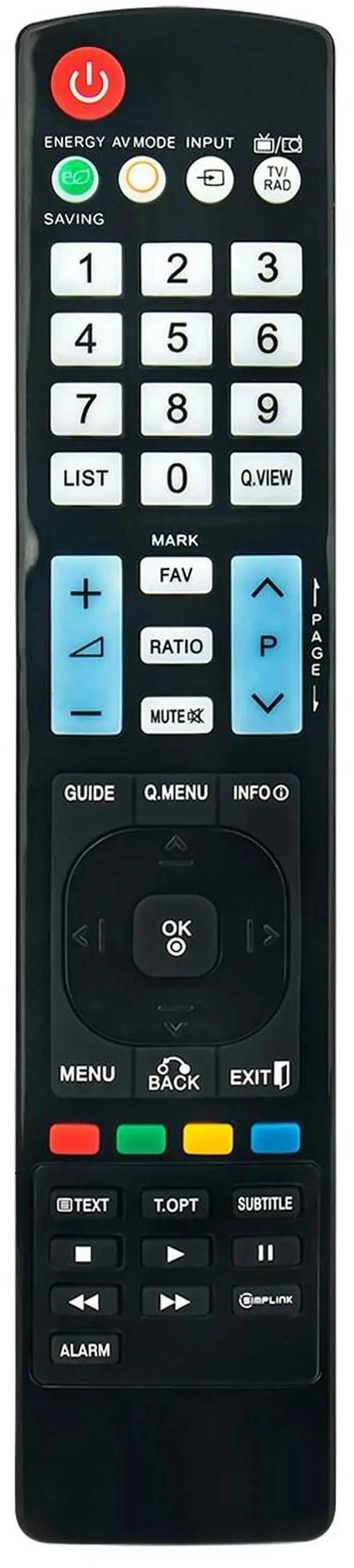 Main image of Tronovia Replace Remote Control for LG LED TV 32LK330 22LK330 26LK330 42LK450 32LK430 AKB73275653