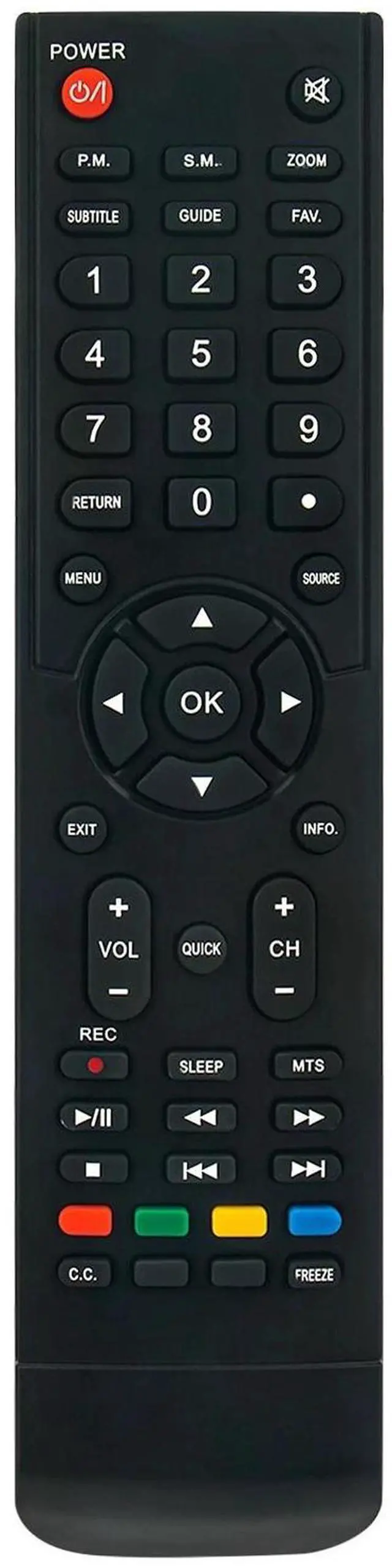 Main image of Tronovia Replace Remote Control for RCA TV LCD LED Smart HDTV HOF17E301GPD23 539C-262129-W000