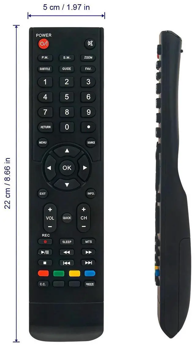 Alt view image 3 of 3 - Tronovia Replace Remote Control for RCA TV LCD LED Smart HDTV HOF17E301GPD23 539C-262129-W000
