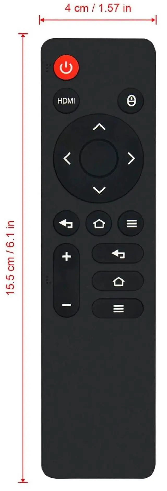 Alt view image 3 of 4 - Tronovia Replace Remote Control for Anker Nebula Astro D2400121 D2400521 Mini Portable Projector
