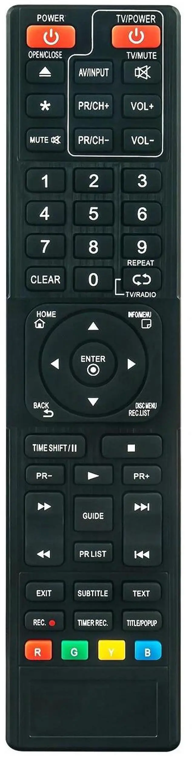 Main image of Tronovia Replace Remote Control for LG DVD HR836T HR720T HR832T HR835T HR822T HR825T AKB73615501