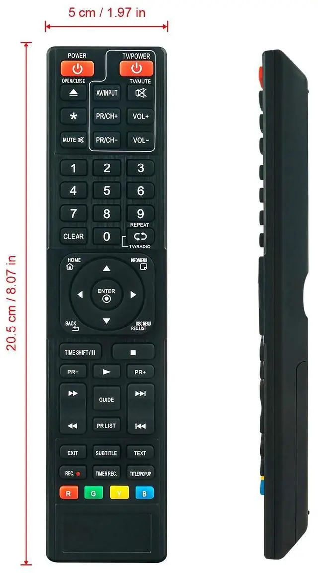 Alt view image 5 of 5 - Tronovia Replace Remote Control for LG DVD HR836T HR720T HR832T HR835T HR822T HR825T AKB73615501
