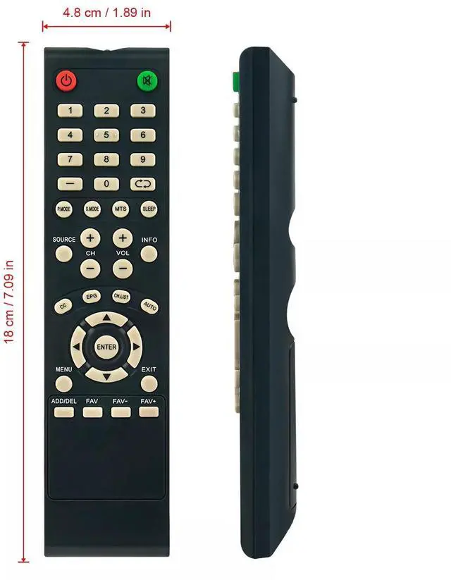 Alt view image 4 of 4 - Tronovia Replace Remote Control for Proscan TV PLDED3280A PLDED5068AC PLDED4897A PLDED4331A