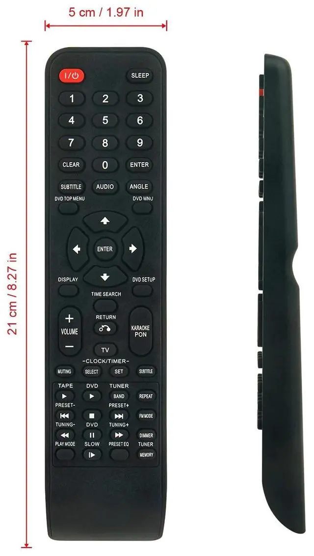Alt view image 2 of 3 - Tronovia Replace Remote Control for Sony Micro Hi-Fi Component System CMT-DV2D CMT-SV2D RM-AMU002