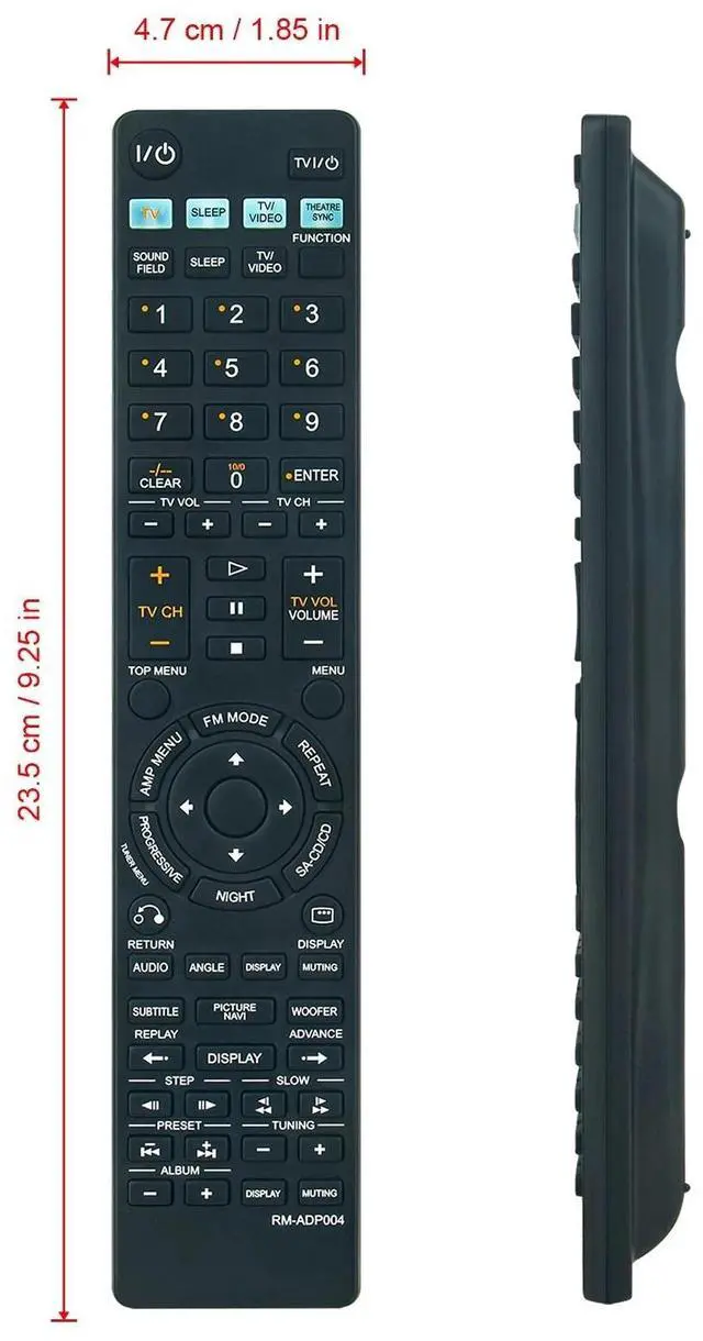 Alt view image 3 of 4 - Tronovia Replace Remote Control for Sony DVD Receiver DAV X1G DAV-X1 HCD-X1 RM-ADP004 RM-ADP005