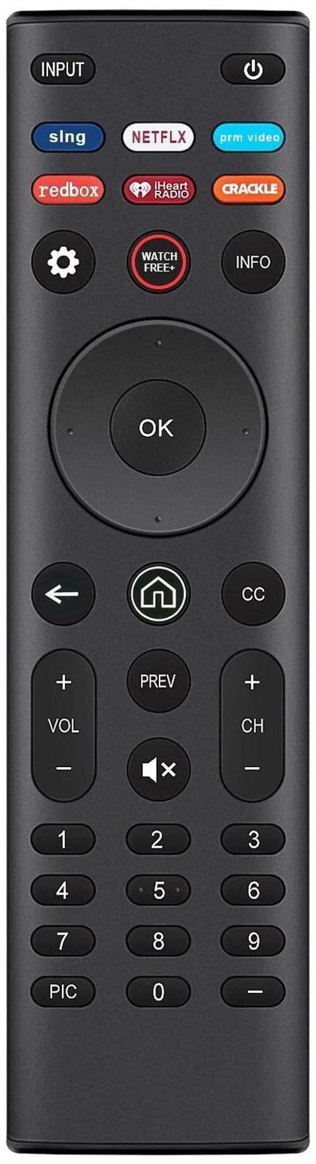Alt view image 3 of 5 - Tronovia Replace Remote Control for Vizio Smart TV D-Series M-Series P-Series V-Series XRT140 V6
