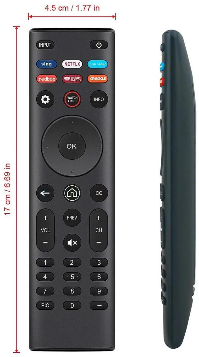 Alt view image 4 of 5 - Tronovia Replace Remote Control for Vizio Smart TV D-Series M-Series P-Series V-Series XRT140 V6