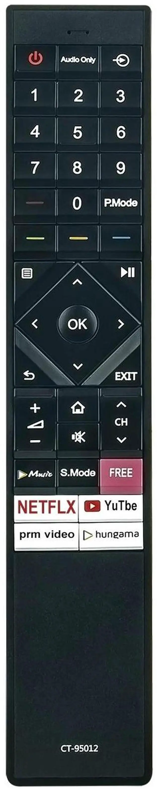 Alt view image 2 of 4 - Tronovia Replace Remote Control for Toshiba 65U8080 4K Ultra Smart LED TV CT-95012