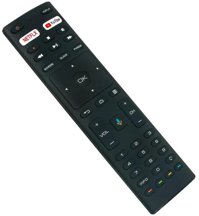 Alt view image 4 of 4 - Tronovia Replace Voice Remote Control for JVC/Konka Android TV RC-N2409 RM-C3369 RMC3329 RM-C3363