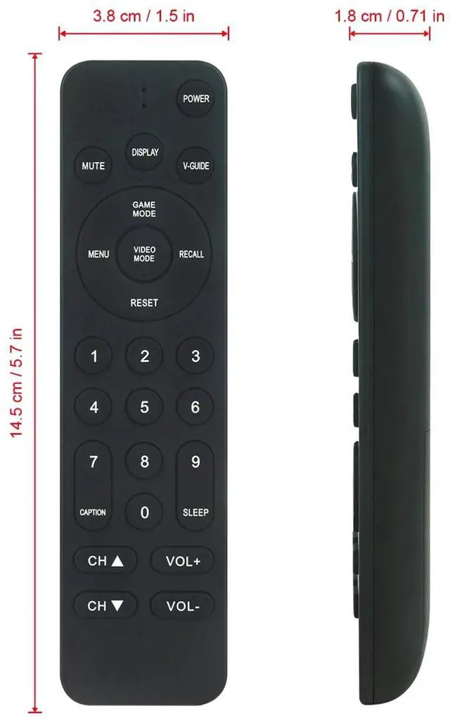 Alt view image 4 of 4 - Tronovia Replace Remote Control for Sanyo TV AVM-1341S DS13310 DS19500 DS13400 DS19310 FXMP